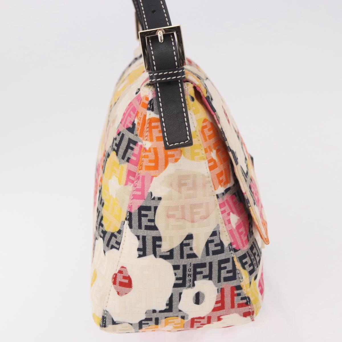 FENDI Mamma Baguette Bag Multicolor Originale | Zucchino Canvas Oro