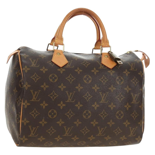 Louis Vuitton Speedy 30 Monogram Canvas Handbag Authentic 188966V - photo 1