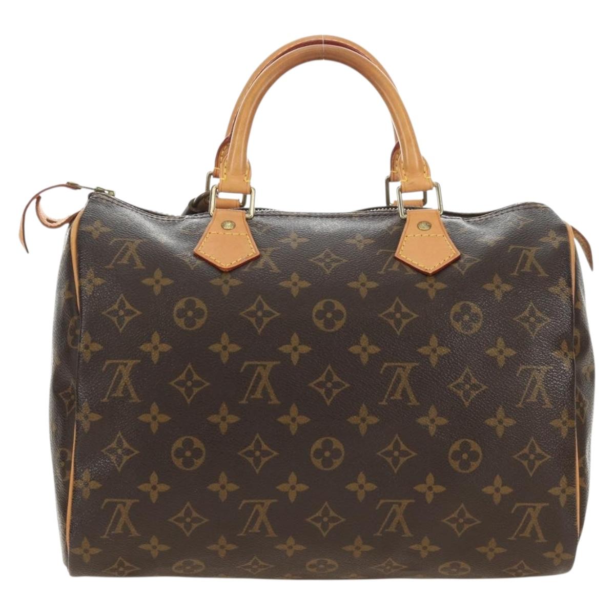 Louis Vuitton Speedy 30 Monogram Canvas Handbag Authentic 188966V - photo 2