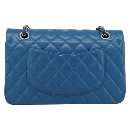 CHANEL Matelasse 25 Chain Bag Blu Originale | Caviar Skin Oro