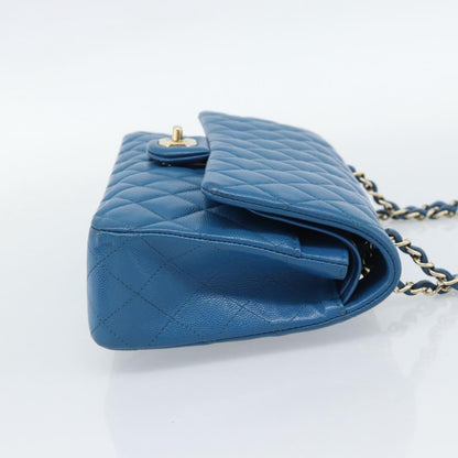 CHANEL Matelasse 25 Chain Bag Blu Originale | Caviar Skin Oro