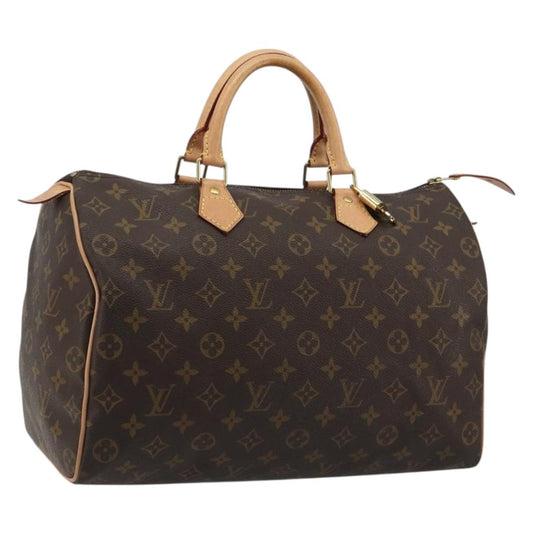 Louis Vuitton Speedy 35 Monogram Canvas Handbag Authentic 189081SV - photo 1