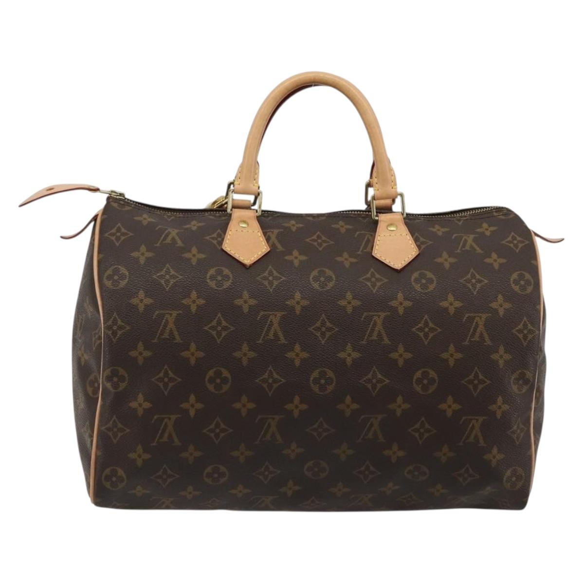 Louis Vuitton Speedy 35 Monogram Canvas Handbag Authentic 189081SV - photo 2