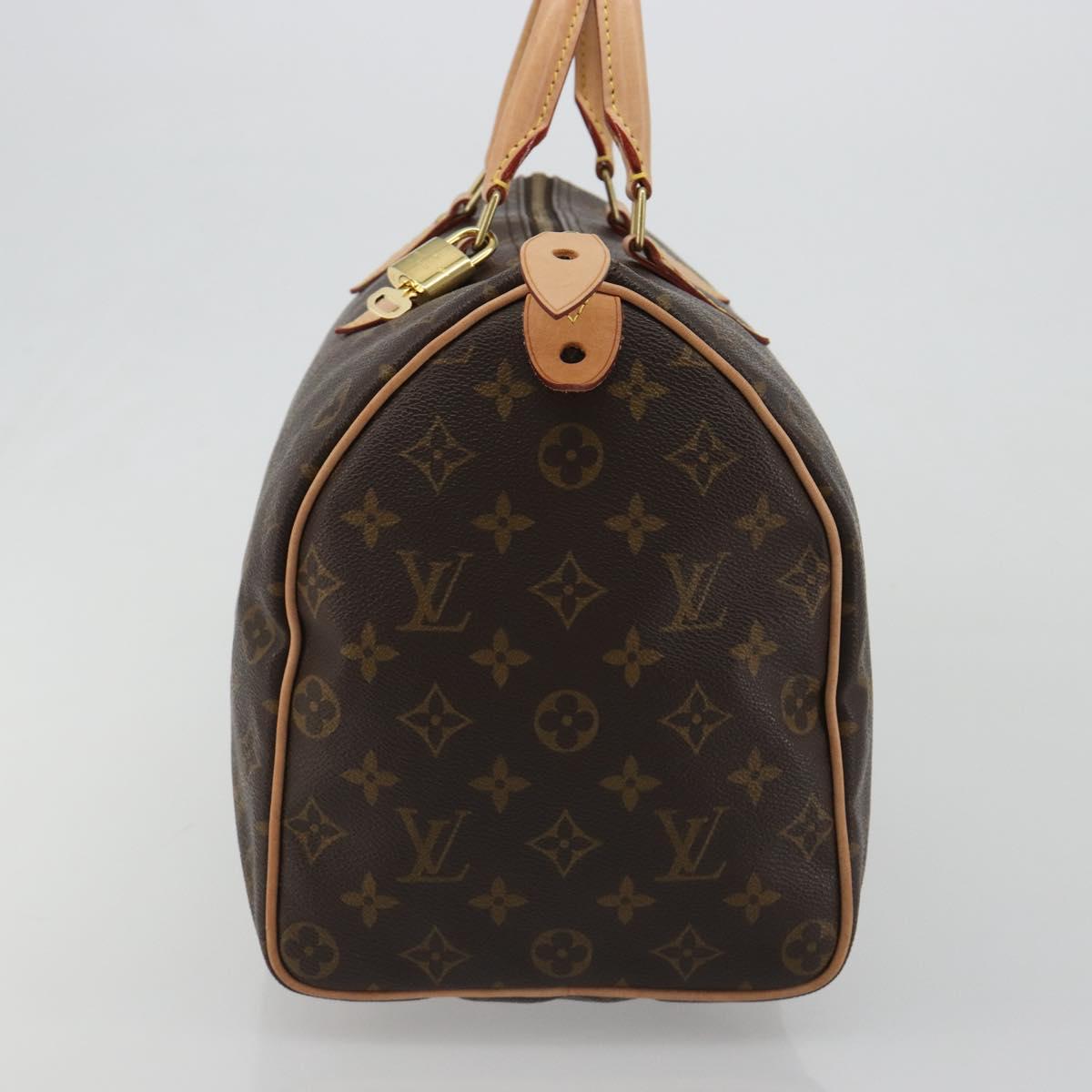 Louis Vuitton Speedy 35 Monogram Canvas Handbag Authentic 189081SV - photo 4