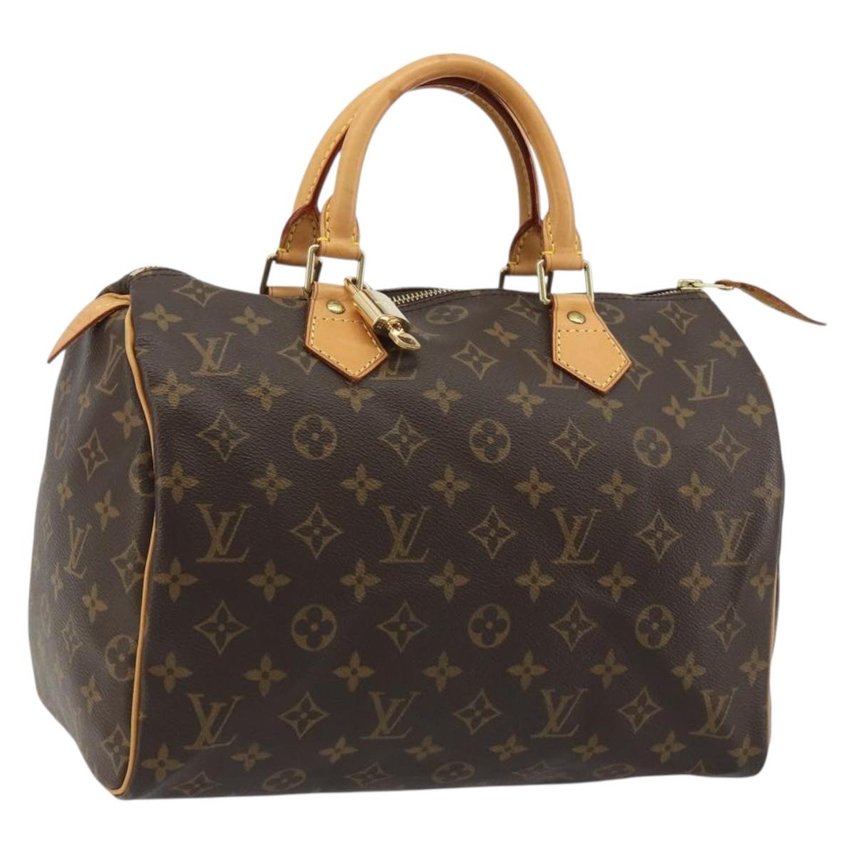 Louis Vuitton Speedy 30 Monogram Canvas Handbag Authentic 189105SV - photo 1