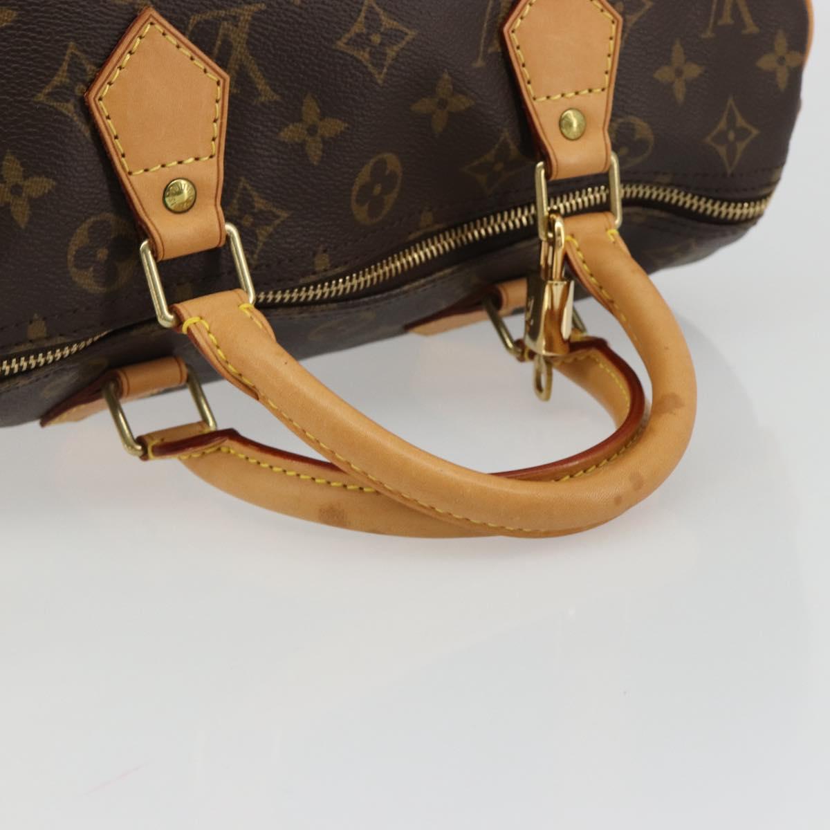 Louis Vuitton Speedy 30 Monogram Canvas Handbag Authentic 189105SV - photo 7