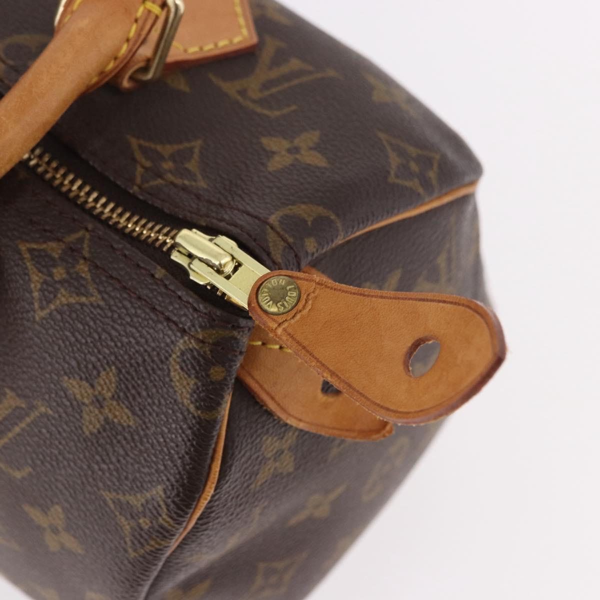 Louis Vuitton Speedy 25 Monogram Canvas Handbag Authentic 189204A - photo 9
