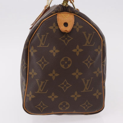 Louis Vuitton Speedy 25 Monogram Canvas Handbag Authentic 189204A - photo 3