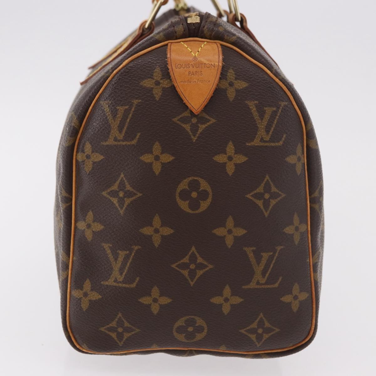 Louis Vuitton Speedy 25 Monogram Canvas Handbag Authentic 189204A - photo 4