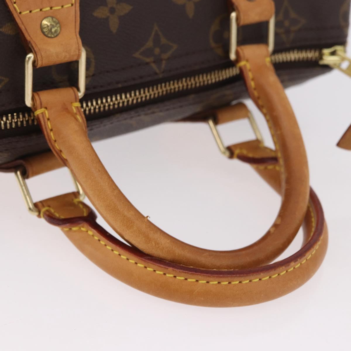 Louis Vuitton Speedy 25 Monogram Canvas Handbag Authentic 189204A - photo 7