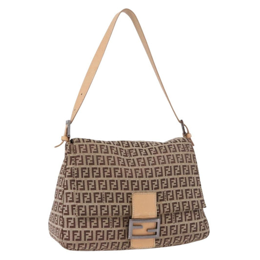 FENDI Zucchino Canvas Baguette Bag Beige Originale | Mamma Baguette Vintage