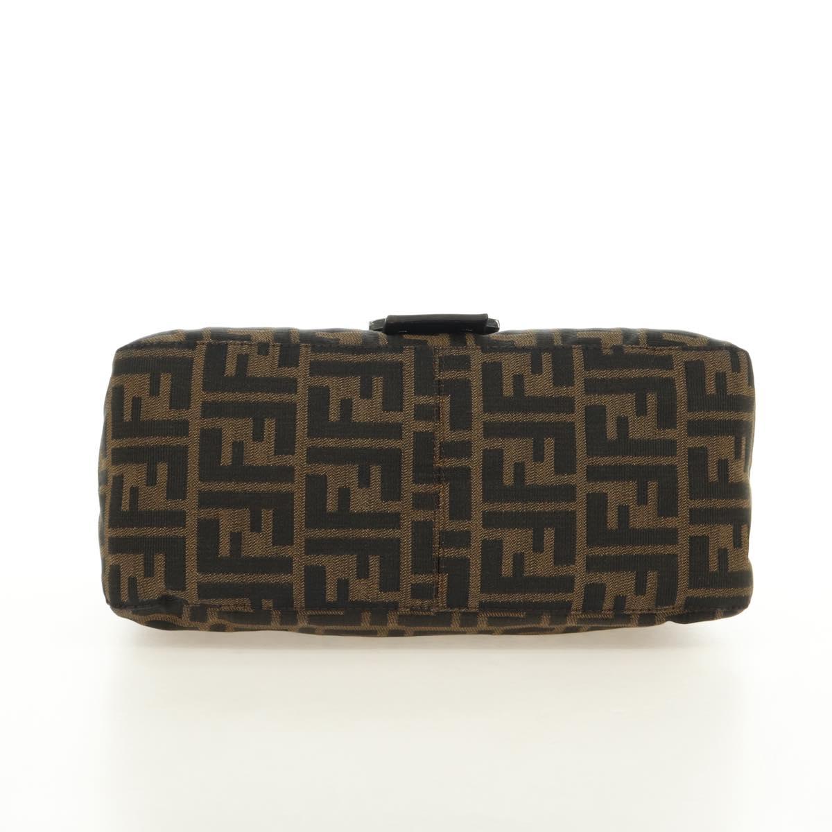 FENDI Zucca Canvas Baguette Bag Nero Marrone Originale | Borsa Vintage
