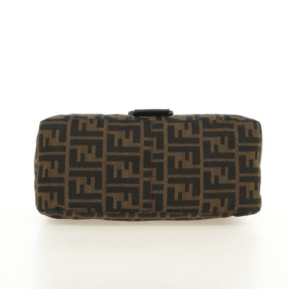 FENDI Zucca Canvas Baguette Bag Nero Marrone Originale | Borsa Vintage