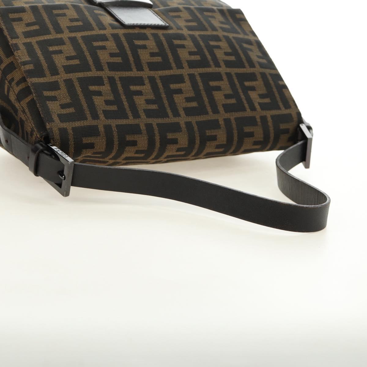FENDI Zucca Canvas Baguette Bag Nero Marrone Originale | Borsa Vintage