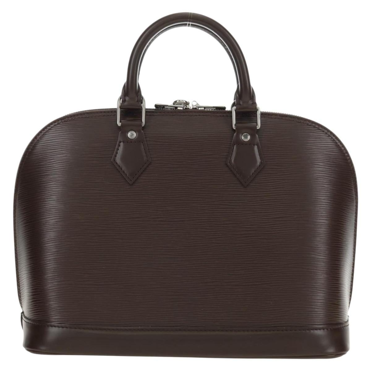 Louis Vuitton Epi Alma Handbag Mocha Authentic 189669V - photo 2