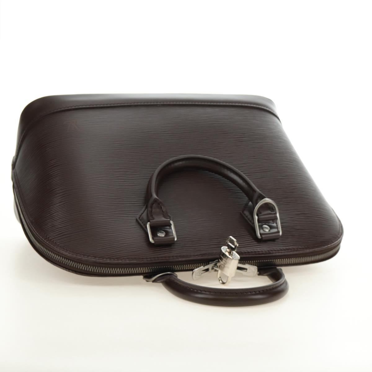 Louis Vuitton Epi Alma Handbag Mocha Authentic 189669V - photo 7