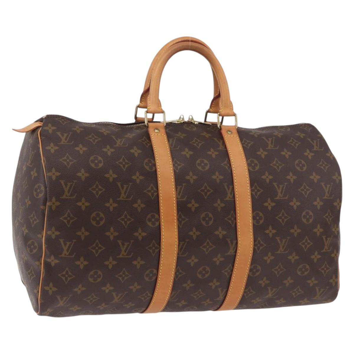 Louis Vuitton Keepall 45 Monogram Boston Bag Authentic 189878V - photo 1