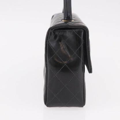 CHANEL Matelasse Hand Bag Vernice Nera Originale | Borsa a Mano Oro