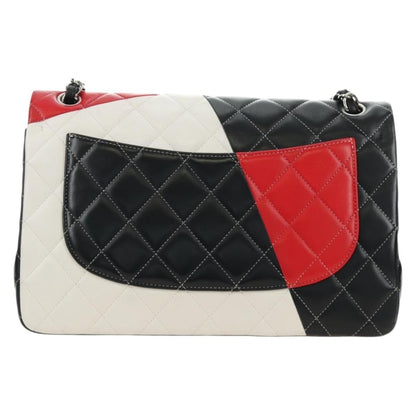 CHANEL Big Matelasse 30 Chain Bag Bianca Nera Originale | Argento