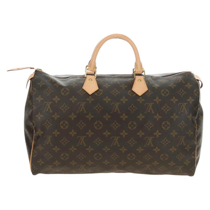 Louis Vuitton Speedy 40 Monogram Canvas Handbag Authentic 190252V - photo 2