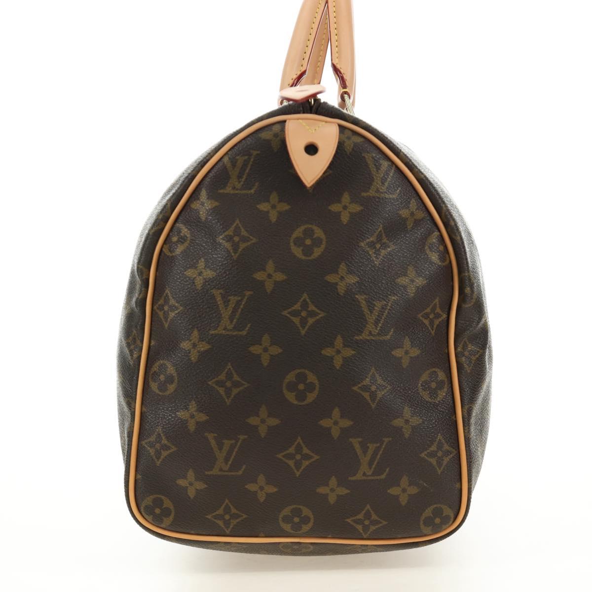 Louis Vuitton Speedy 40 Monogram Canvas Handbag Authentic 190252V - photo 4