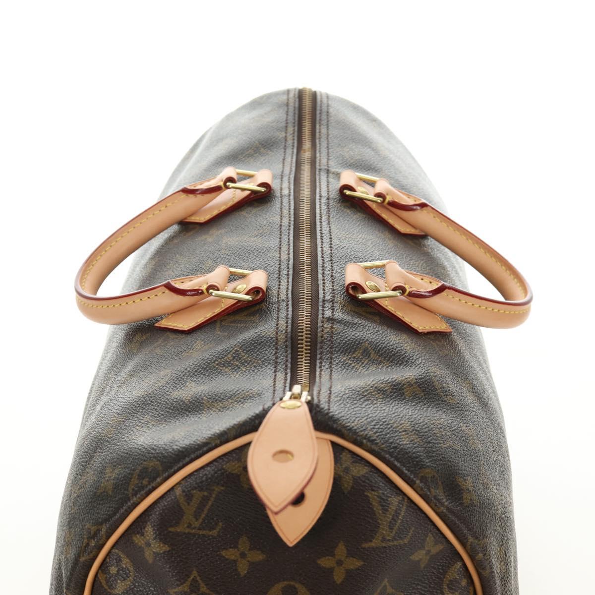 Louis Vuitton Speedy 40 Monogram Canvas Handbag Authentic 190252V - photo 6