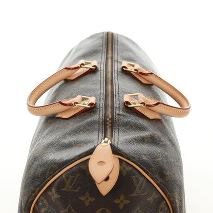 Louis Vuitton Speedy 40 Monogram Canvas Handbag Authentic 190252V - photo 6