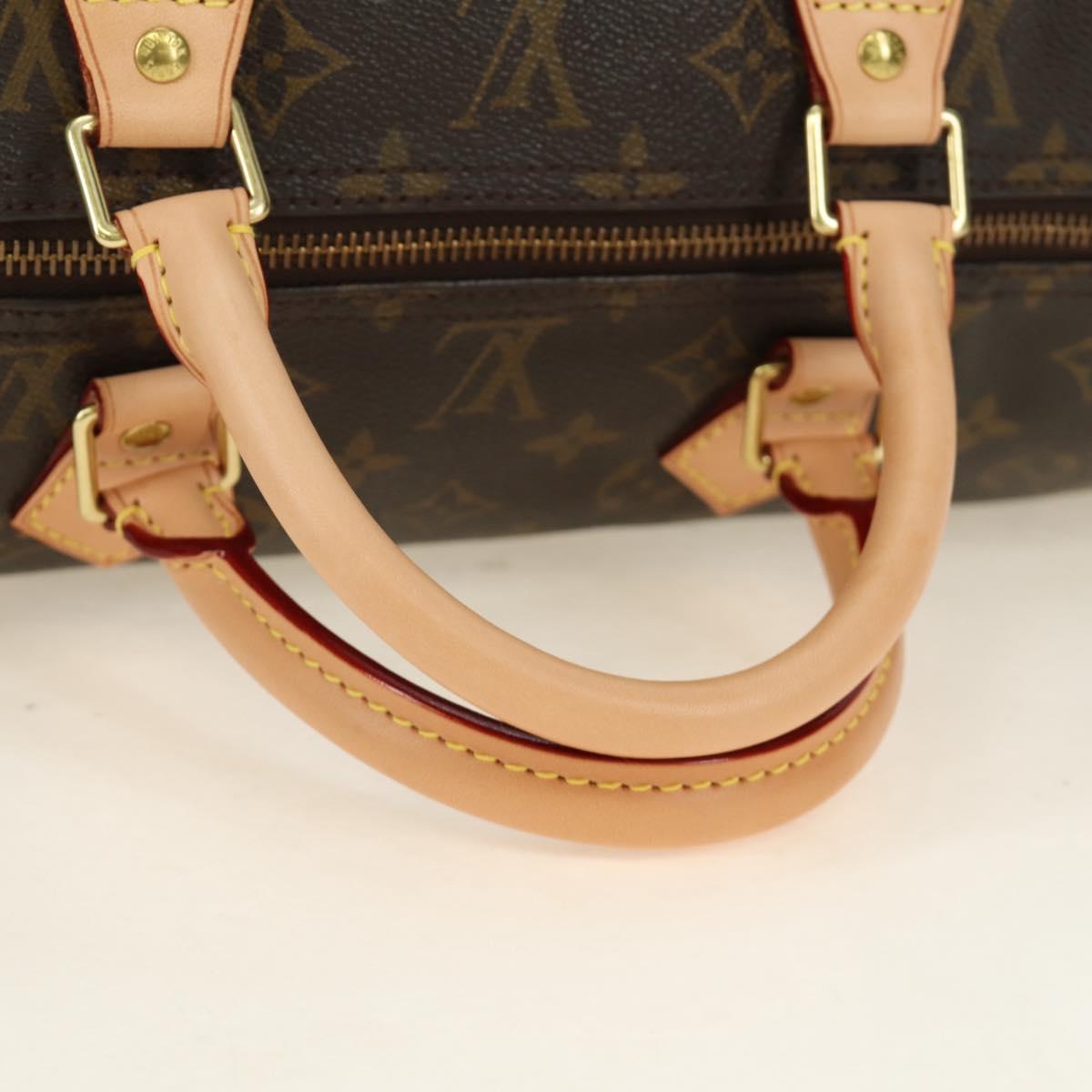 Louis Vuitton Speedy 40 Monogram Canvas Handbag Authentic 190252V - photo 7