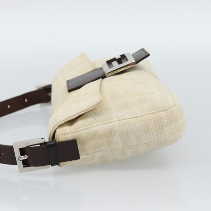 FENDI Zucca Canvas Baguette Bag Beige Argento Originale | Mamma Baguette