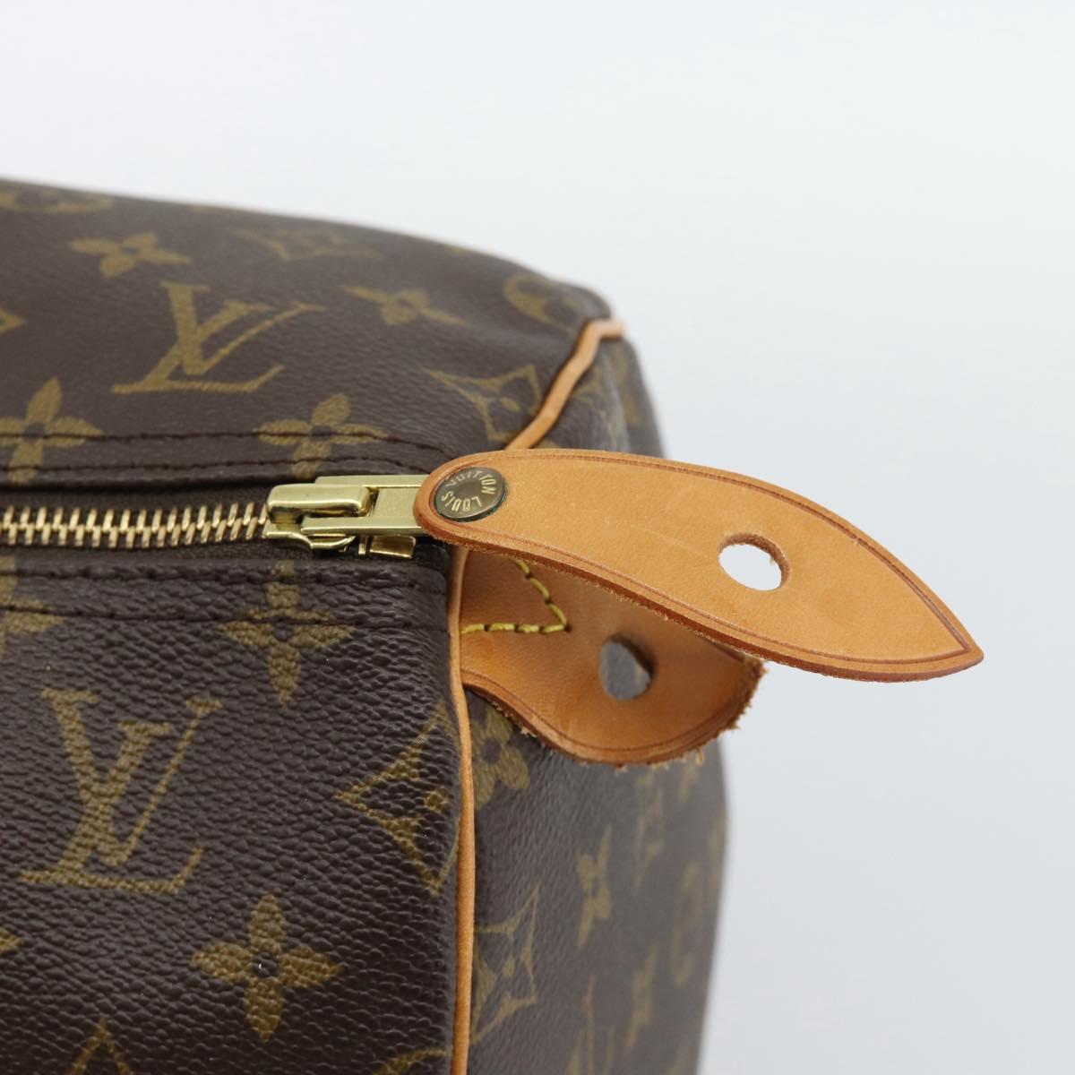 Louis Vuitton Speedy 40 Monogram Canvas Handbag Authentic 190395A - photo 9
