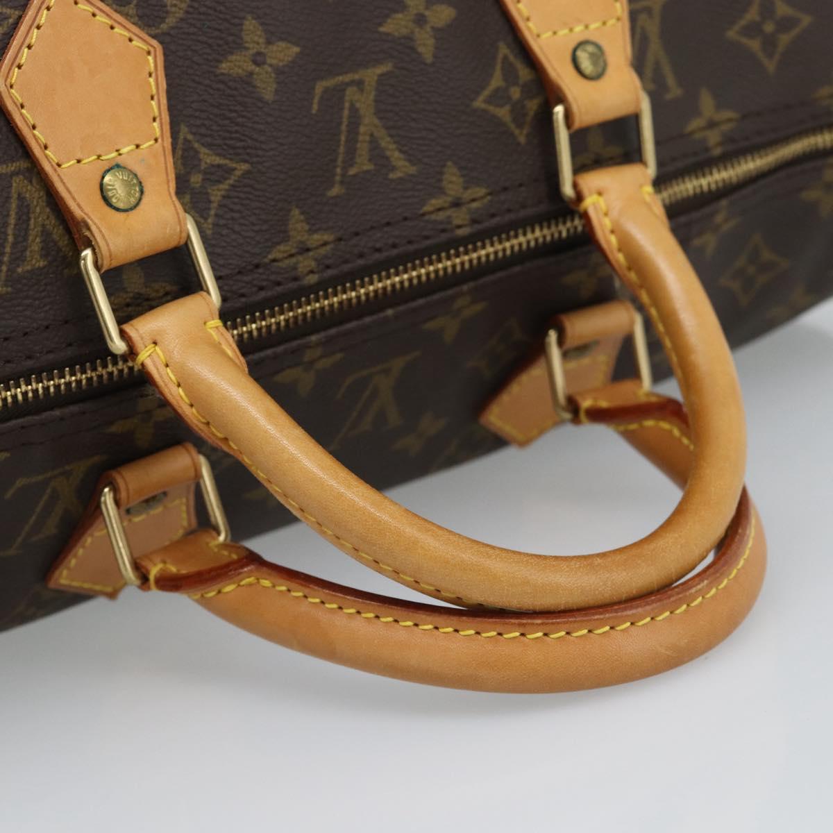 Louis Vuitton Speedy 40 Monogram Canvas Handbag Authentic 190395A - photo 7
