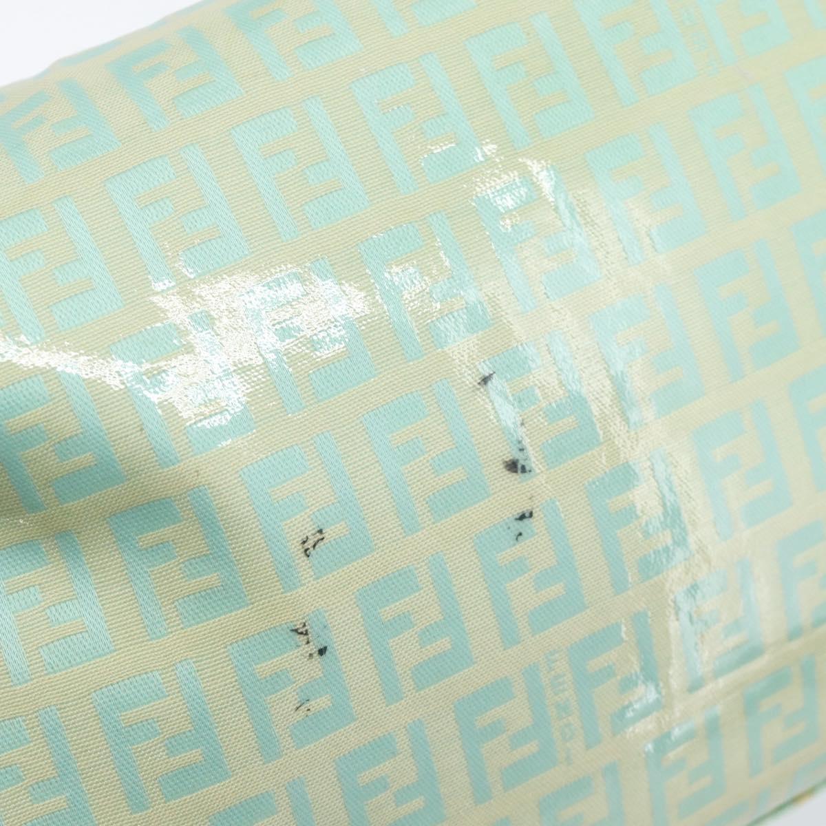 FENDI Zucchino Canvas Baguette Bag Verde Oro Originale | Mamma Baguette
