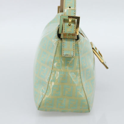 FENDI Zucchino Canvas Baguette Bag Verde Oro Originale | Mamma Baguette