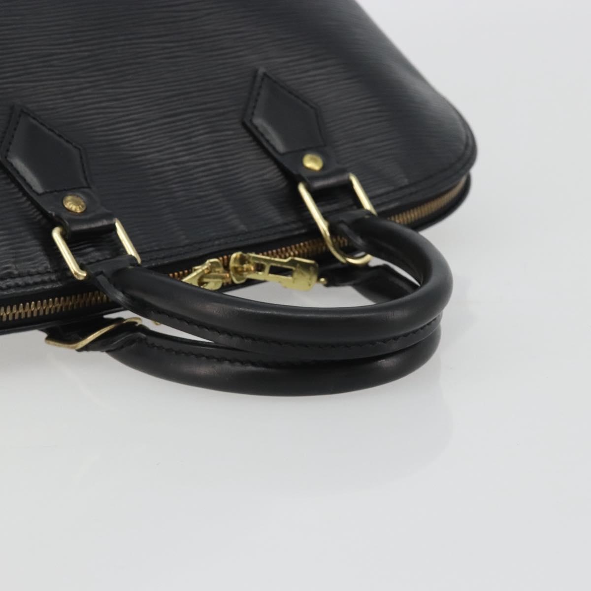 Louis Vuitton Epi Alma Handbag Noir Black Authentic 190623A - photo 7