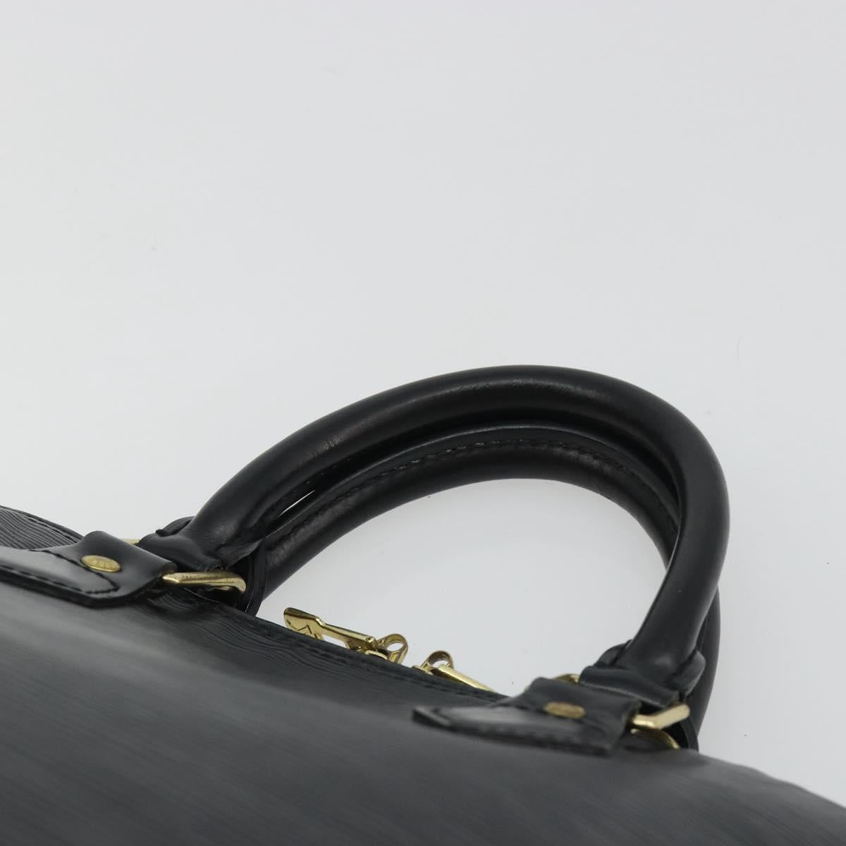 Louis Vuitton Epi Alma Handbag Noir Black Authentic 190623A - photo 8