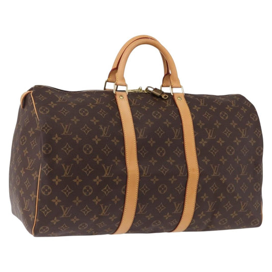 Louis Vuitton Keepall 50 Monogram Boston Bag Authentic 190654A - photo 1
