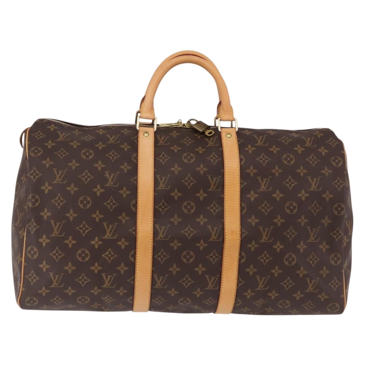 Louis Vuitton Keepall 50 Monogram Boston Bag Authentic 190654A - photo 2
