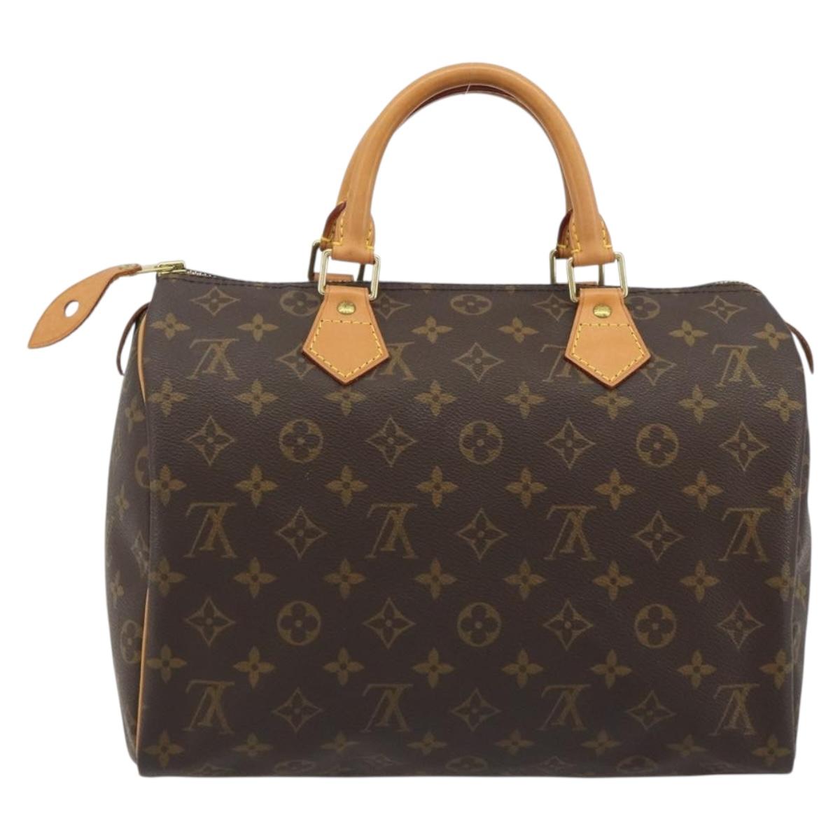 Louis Vuitton Speedy 30 Monogram Canvas Handbag Authentic 191275SAV - photo 3