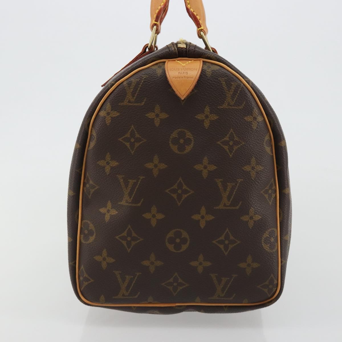 Louis Vuitton Speedy 30 Monogram Canvas Handbag Authentic 191275SAV - photo 4
