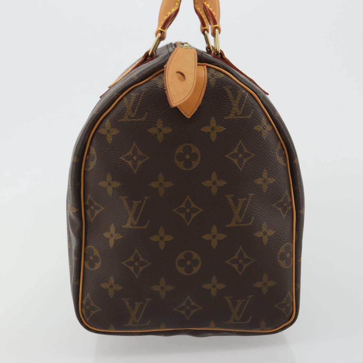 Louis Vuitton Speedy 30 Monogram Canvas Handbag Authentic 191275SAV - photo 5