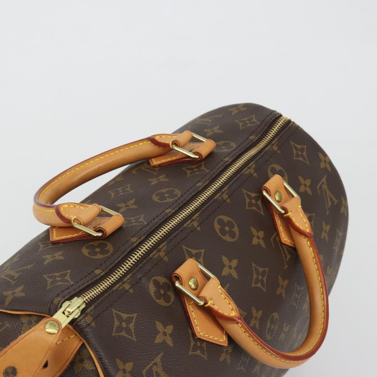 Louis Vuitton Speedy 30 Monogram Canvas Handbag Authentic 191275SAV - photo 6