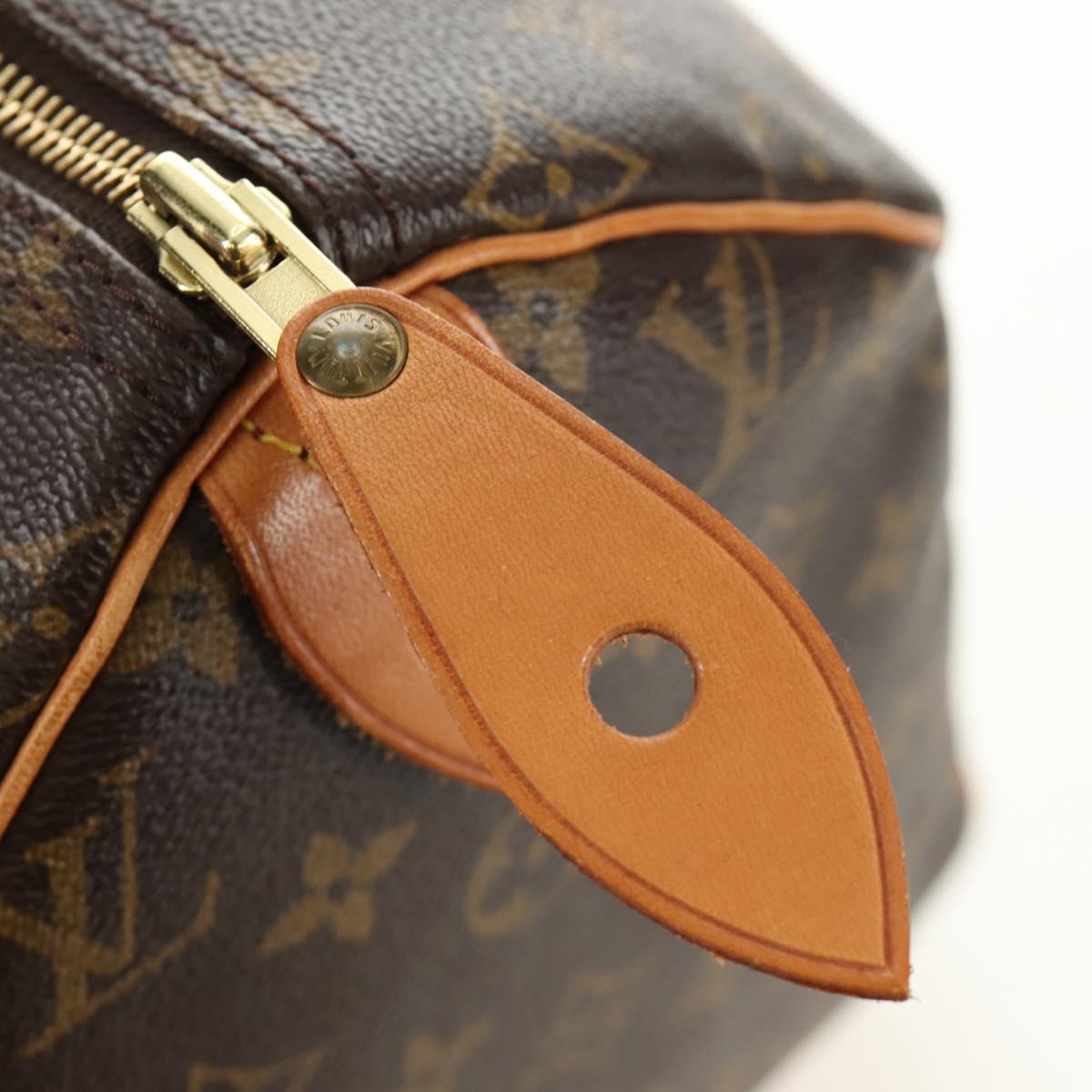 Louis Vuitton Speedy 40 Monogram Canvas Handbag Authentic 191785V - photo 9