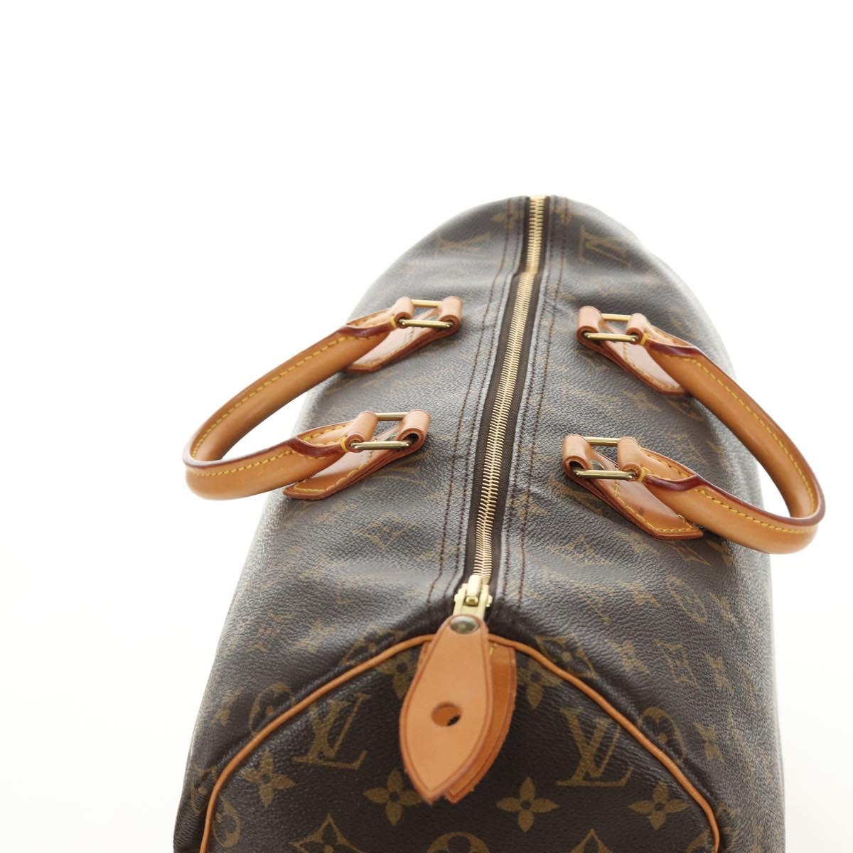 Louis Vuitton Speedy 40 Monogram Canvas Handbag Authentic 191785V - photo 6