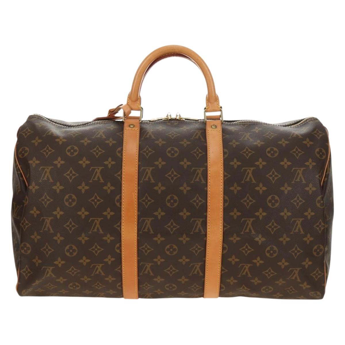 Louis Vuitton Keepall 50 Monogram Boston Bag Authentic 191786V - photo 2