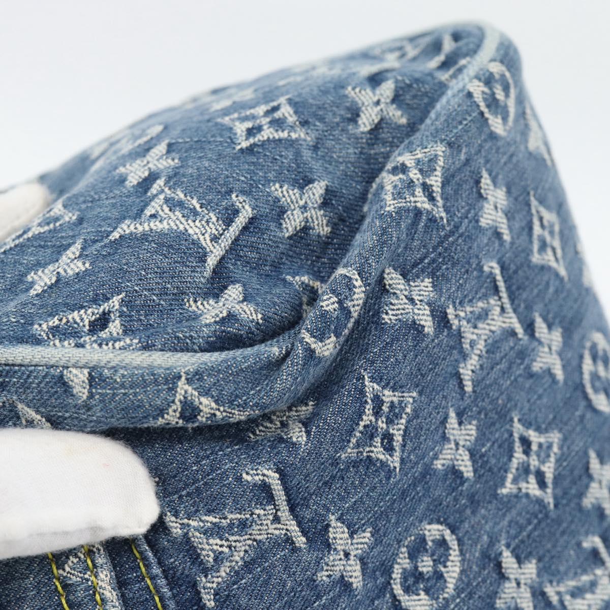 Louis Vuitton Denim Neo Speedy Handbag Blue Authentic 191830V - photo 9