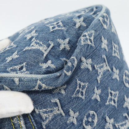 Louis Vuitton Denim Neo Speedy Handbag Blue Authentic 191830V - photo 9