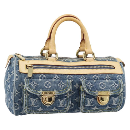 Louis Vuitton Denim Neo Speedy Handbag Blue Authentic 191830V - photo 1