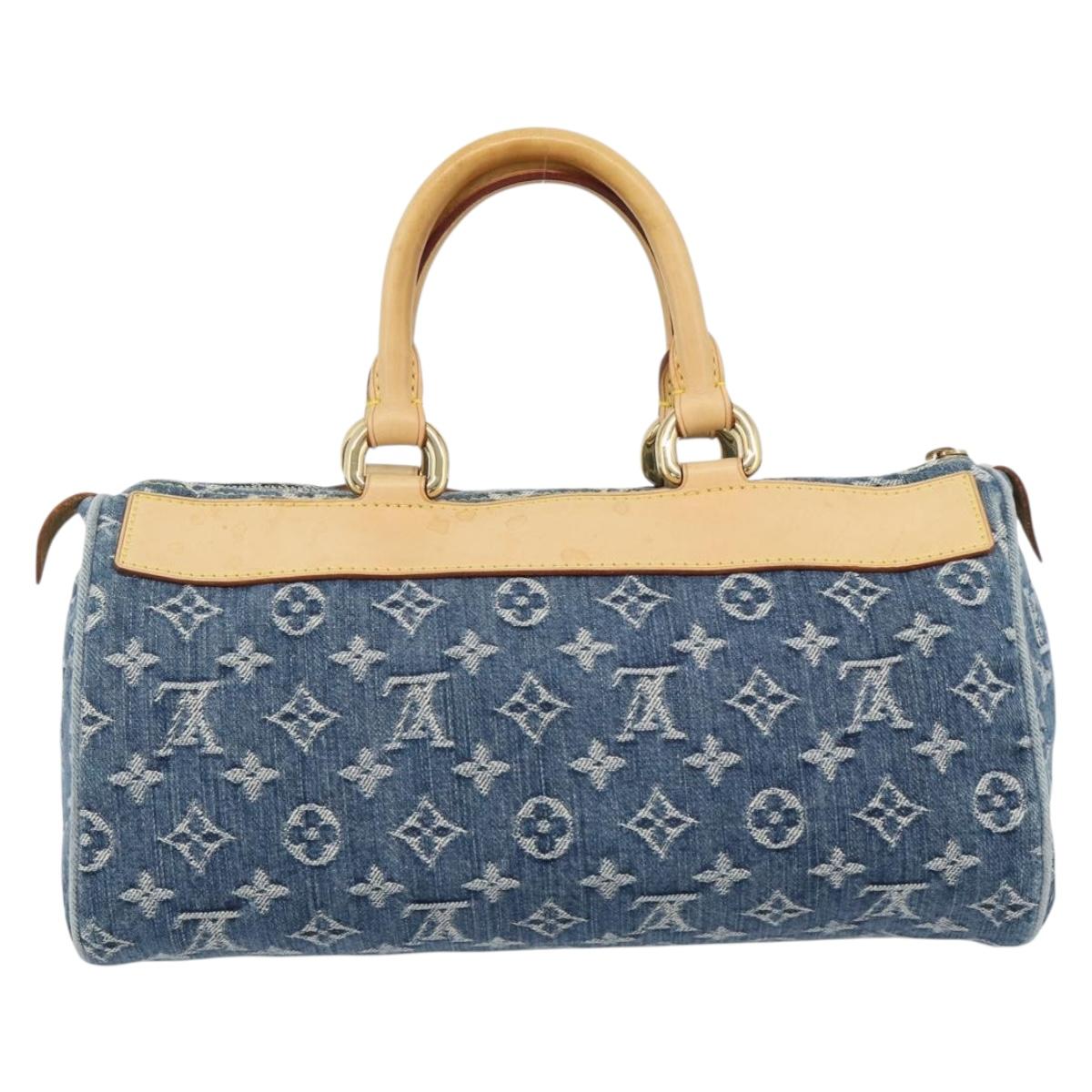 Louis Vuitton Denim Neo Speedy Handbag Blue Authentic 191830V - photo 2