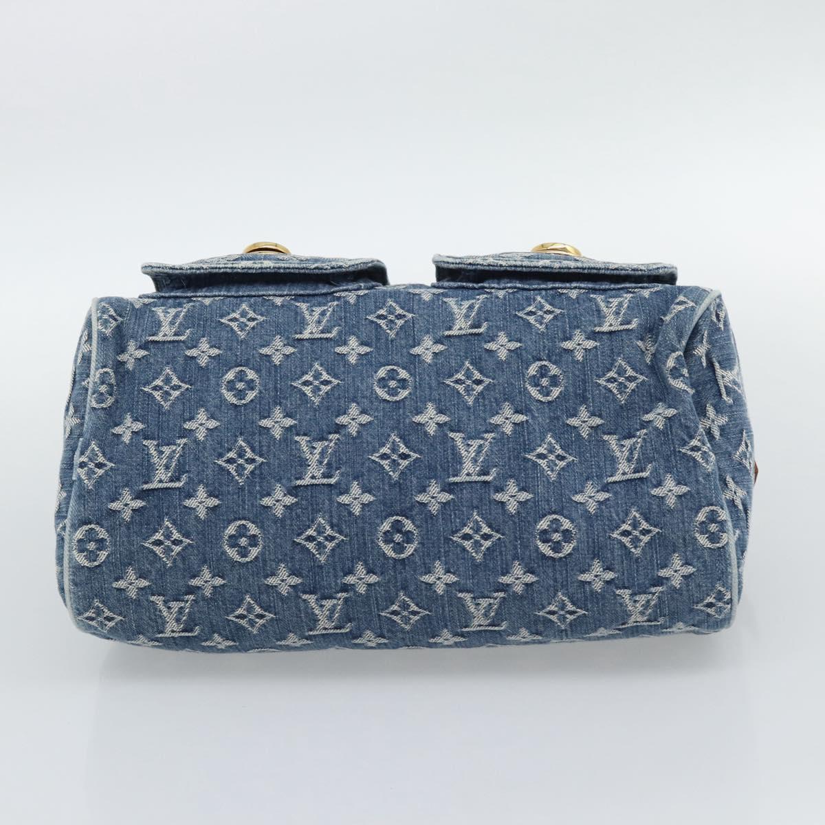 Louis Vuitton Denim Neo Speedy Handbag Blue Authentic 191830V - photo 5