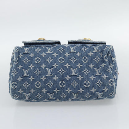 Louis Vuitton Denim Neo Speedy Handbag Blue Authentic 191830V - photo 5